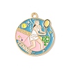 Alloy Enamel Pendants LS-FIND-H047-04G-01-1