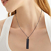 10Pcs 304 Stainless Steel Pendants STAS-BC0003-27B-6