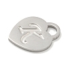 Non-Tarnish 304 Stainless Steel Pendants FIND-M017-01P-K-2