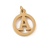 304 Stainless Steel Charms
with Jump Ring STAS-R001-02G-A-1