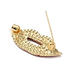 Red Lip Rhinestone Brooch JEWB-G040-06G-2