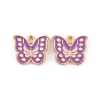 Light Gold Plated Alloy Enamel Pendants FIND-Q100-04KCG-04-1