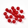 Opaque Solid Color Glass Beads GLAA-N007-4mm-A08-1