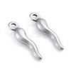 304 Stainless Steel Pendants STAS-YW0002-07P-1