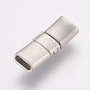 304 Stainless Steel Fold Over Clasps STAS-K145-30P-2