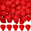 60Pcs PVC Strawberry Display Decorations DJEW-SC0001-32-1