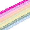 Baking Paint Imitation Jade Glass Beads Strands GLAA-T025-8mm-16-1