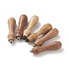 (Defective Closeout Sale: Crooked Screw Head) Pear Wood Handle AJEW-XCP0001-84-1