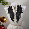 Glass Rhinestone Cloth Patches DIY-WH0888-887-4