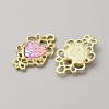 Alloy Pendant Rhinestone Settings PALLOY-WH0105-08C-2