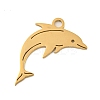 Ion Plating(IP) 304 Stainless Steel Pendants STAS-B056-10G-02-1