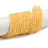 Natural Yellow Jade Bead Strands LS-G-K121-01-4mm-4