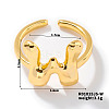 Fashionable Letter Brass Open Cuff for Women UR6840-23-1