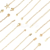 304 Stainless Steel Charm Bracelets BJEW-P368-06B-G-6