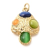 Brass Pendants KK-U040-01G-02-1