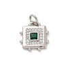 Brass Micro Pave Cubic Zirconia Pendants KK-U033-02P-03-1