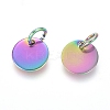 Ion Plating(IP) 304 Stainless Steel Charms LS-STAS-I124-01C-M-2