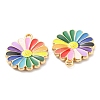 Alloy Enamel Pendants ENAM-D051-09G-3