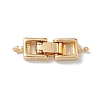 Rack Plating Brass Fold Over Clasps with Loops LS-KK-L184-89G-3