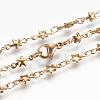 304 Stainless Steel Chain Necklaces STAS-P164-26G-2