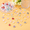 110Pcs 11 Colors Transparent Glass Beads GLAA-TA0004-41-5