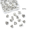 45Pcs 15 Styles Tibetan Style Alloy Beads FIND-YW0006-27-1