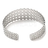 Non-Tarnish 304 Stainless Steel Cuff Bangles BJEW-K267-01P-2