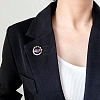 Rhinestone Planet with Star Brooch Pin LS-JEWB-M027-01LG-02-2