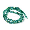 Transparent Electroplate Glass Beads Strands GLAA-Q099-H01-02-2