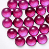 Transparent Spray Painted Glass Cabochons GLAA-S190-013C-F07-1