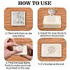 Clear Acrylic Soap Stamps DIY-WH0437-002-7