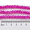 Baking Paint Imitation Jade Glass Bead Strands X-DGLA-A034-J6MM-A28-3