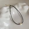 Vintage Single Natural Freshwater Pearl & Glass Beaded necklaces QO5494-1-1
