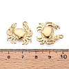 304 Stainless Steel Crab Pendants STAS-T069-35G-3