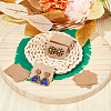 300Pcs Paper Jewelry Earring Display Cards with Hanging Hole CDIS-SP0001-05B-4