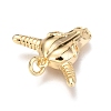 Brass Pendants KK-O132-02G-3