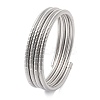 304 Stainless Steel Spring Multi-strand Bangles for Women BJEW-Z086-01P-02-4