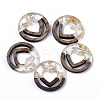 Resin & Walnut Wood Pendants RESI-N025-010A-A01-1