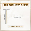 80Pcs Brass Ball Head Pins KK-LP0001-74-2