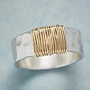 Zinc Alloy Wire Wrapped Finger Rings for Women FS-WG4DD4C-01-1