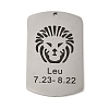 Non-Tarnish 304 Stainless Steel Pendants LS-STAS-C098-01G-P-1