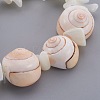 Natural Spiral Shell Beads Stretch Bracelets BJEW-JB03997-02-2