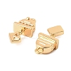 Brass Micro Pave Cubic Zirconia Pendants KK-K351-65G-2