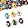 30Pcs Alloy Enamel Beads ENAM-FS0003-56-2