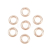 Brass Closed Jump Rings KK-D257-01RG-06-1