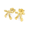 Ion Plating(IP) 304 Stainless Steel Stud Earrings for Women EJEW-A049-19G-1