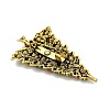 Christmas Tree Alloy Rhinestone Brooches Pins JEWB-I049-01AG-2