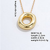 Stainless Steel Party Balloon Letter Pendant Cable Chain Necklaces for Women YF1942-15-1