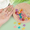 60Pcs 10 Colors Luminous Resin Dairy Cattle Display Decorations DJEW-MA0001-05-3