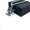 Retro Mythical 304 Stainless Steel Dragon Pendant Necklaces for Men Women XN5499-2